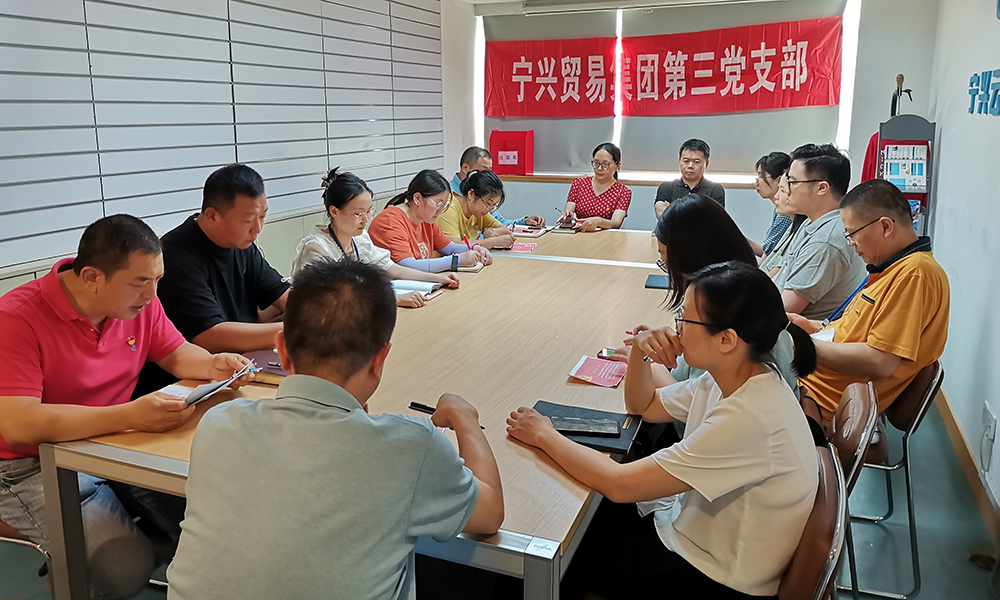 砥礪奮進新征程 喜迎黨的二十大 —— 貿易集團各黨支部積極開展主題黨日活動